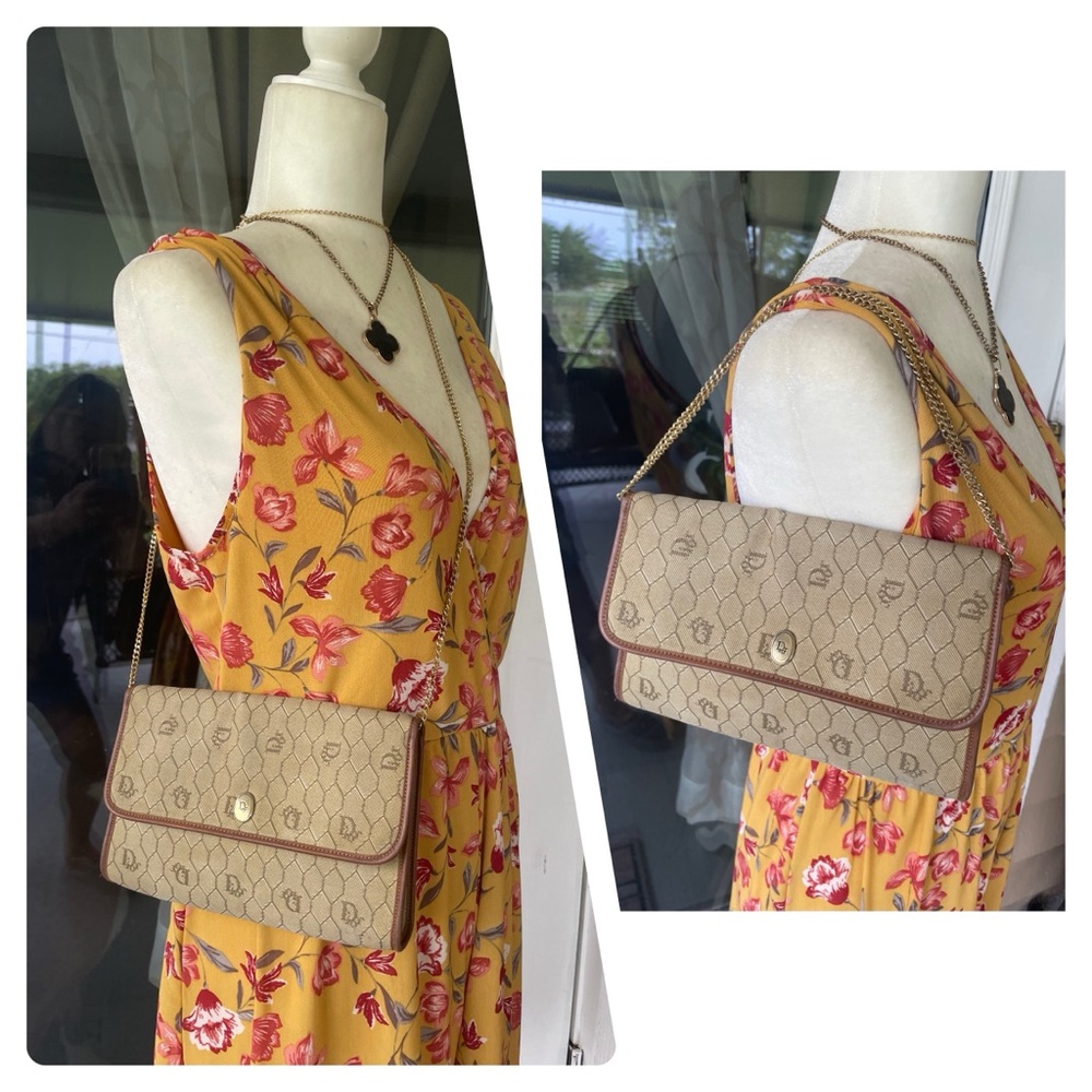 Authentic Dior vintage clutch or crossbody bag💛🤎💛💛 - Picture 15 of 15